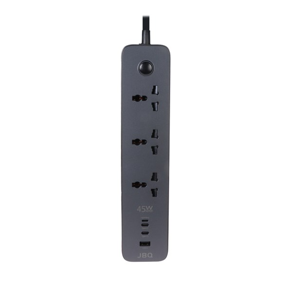چندراهی برق JBQ مدل Multiple Security J725844 - مشکی (گارانتی یکساله رصاصی)