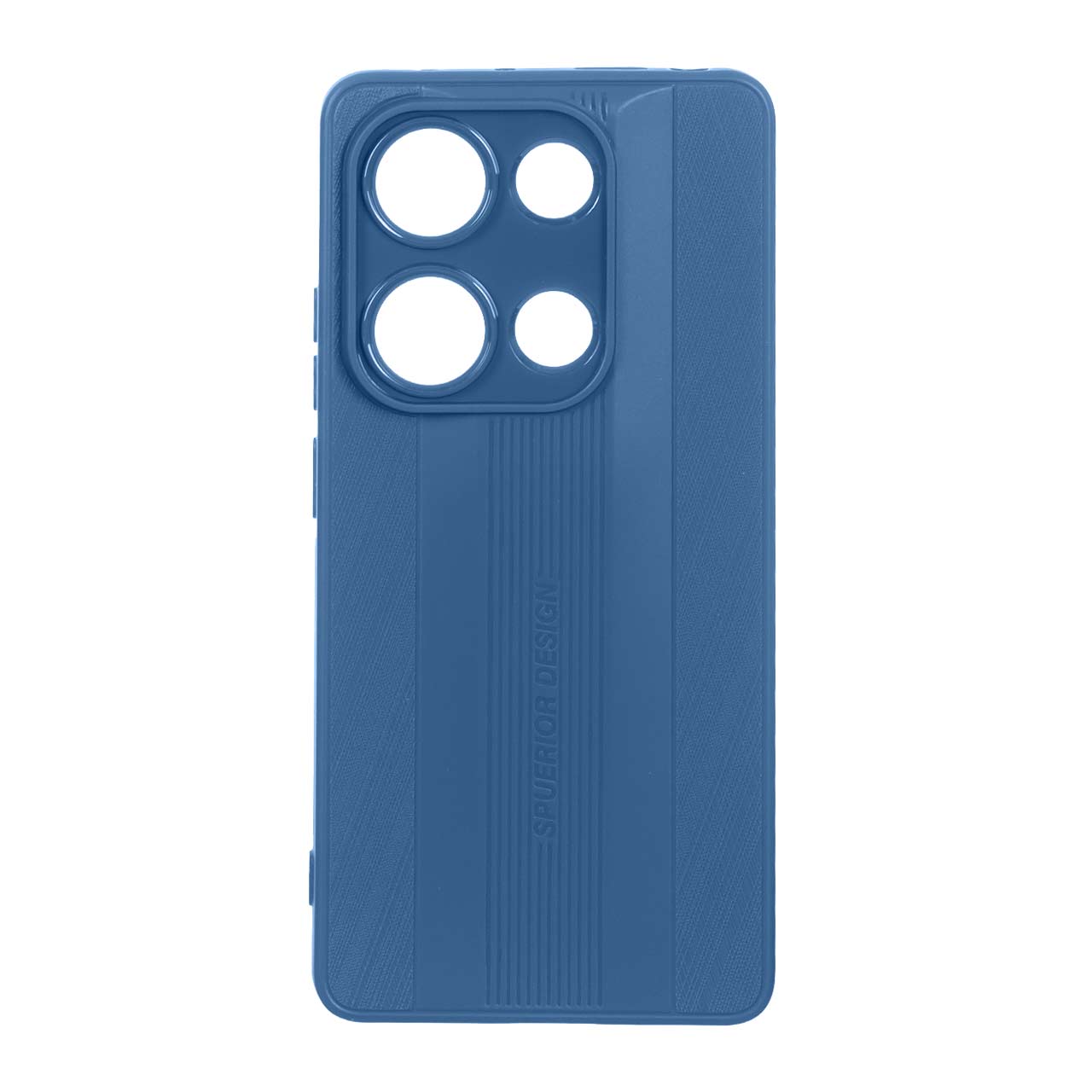 قاب Spuerior Design محافظ لنزدار Xiaomi Redmi Note 14S / Note 13 Pro 4G / Poco M6 Pro 4G - آبی