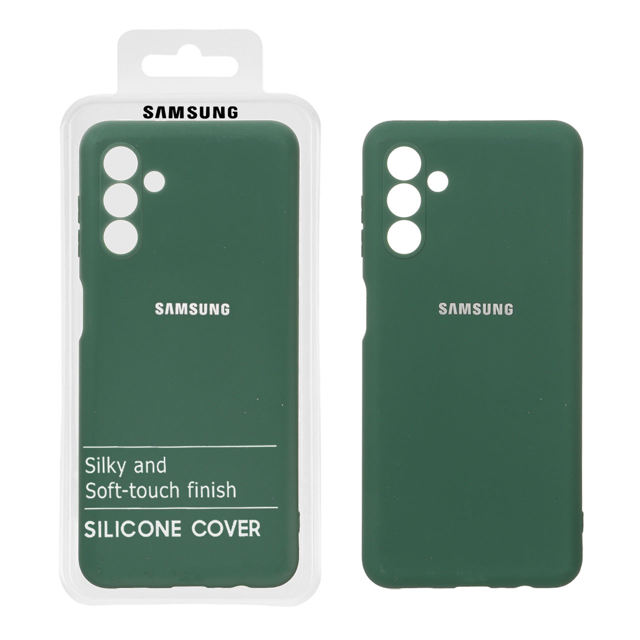 قاب نیو سیلیکون محافظ لنزدار RFF مدل Samsung Galaxy A13 5G / A04s / M13 4G / M23 / F13 - سبز (پک دار)