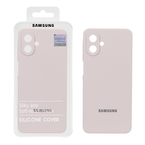 قاب سیلیکونی پاک کنی اورجینال Master Quality مدل Samsung Galaxy A07 - خاکی (پک دار)