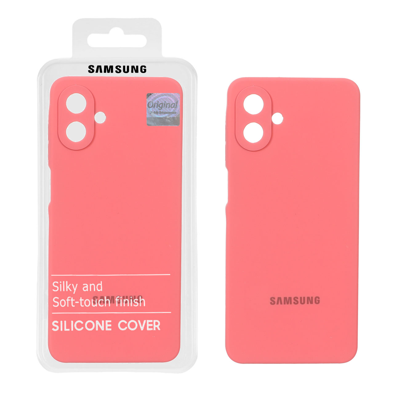 قاب سیلیکونی پاک کنی اورجینال Master Quality مدل Samsung Galaxy A07 - هلویی (پک دار)