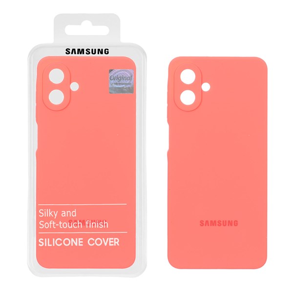 قاب سیلیکونی پاک کنی اورجینال Master Quality مدل Samsung Galaxy A07 - مرجانی (پک دار)