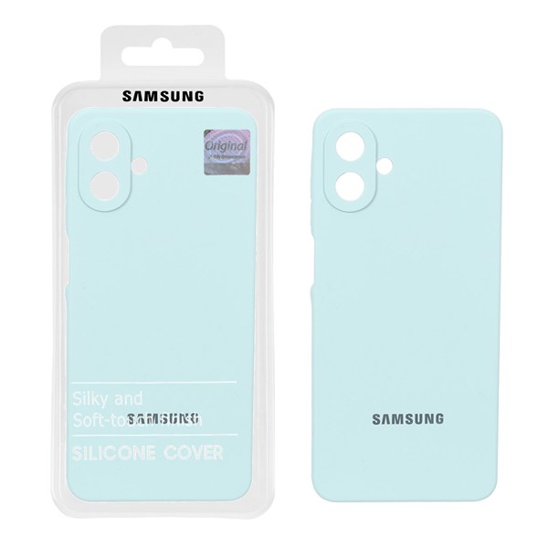 قاب سیلیکونی پاک کنی اورجینال Master Quality مدل Samsung Galaxy A07 - آبی کبریتی (پک دار)