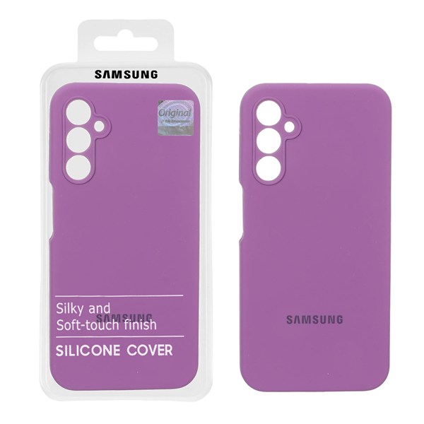 قاب سیلیکونی پاک کنی اورجینال Master Quality مدل Samsung Galaxy A24 - ارغوانی (پک دار)