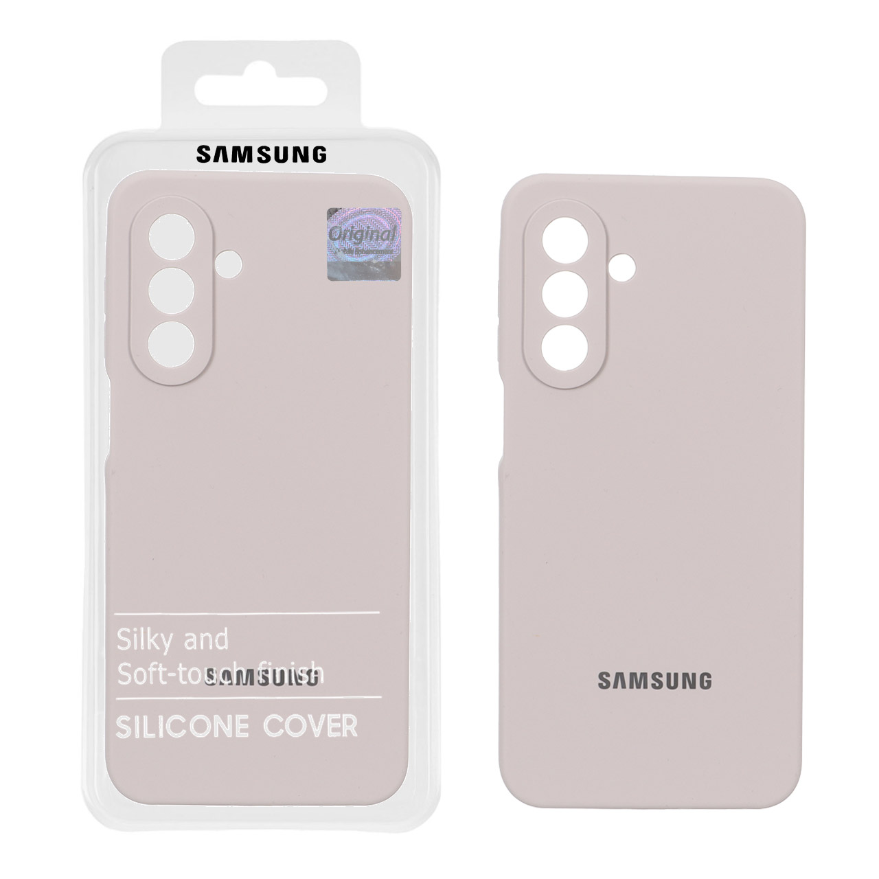 قاب سیلیکونی پاک کنی اورجینال Master Quality مدل Samsung Galaxy A17 / A26 - خاکی (پک دار)