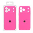 قاب سیلیکونی پاک کنی محافظ لنزدار اورجینال Apple iPhone 17 Pro Max - صورتی فانتزی (پک اصلی)