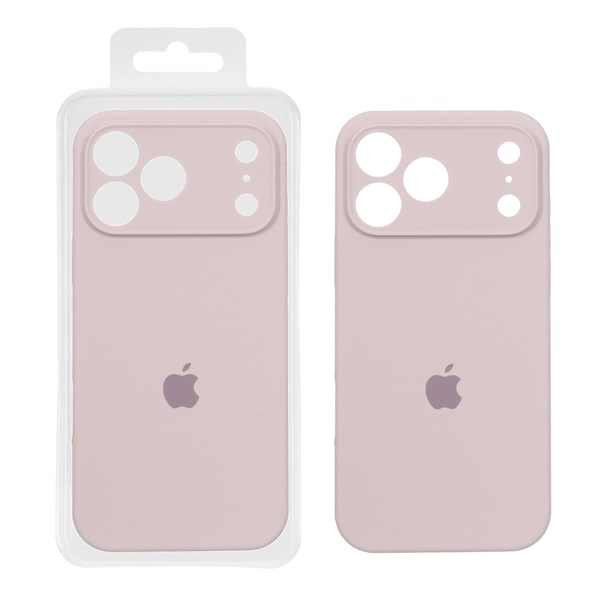 قاب سیلیکونی پاک کنی محافظ لنزدار اورجینال Apple iPhone 17 Pro Max - کالباسی (پک اصلی)