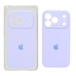 قاب سیلیکونی پاک کنی محافظ لنزدار اورجینال Apple iPhone 17 Pro - بنفش روشن (پک اصلی)