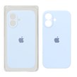 قاب سیلیکونی پاک کنی محافظ لنزدار اورجینال Apple iPhone 17 - آبی کبریتی (پک اصلی)