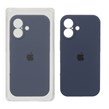 قاب سیلیکونی پاک کنی محافظ لنزدار اورجینال Apple iPhone 17 - سرمه ای تیره (پک اصلی)