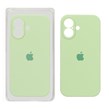 قاب سیلیکونی پاک کنی محافظ لنزدار اورجینال Apple iPhone 17 - سبز مغز پسته ای (پک اصلی)