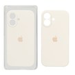 قاب سیلیکونی پاک کنی محافظ لنزدار اورجینال Apple iPhone 17 - کرم (پک اصلی)