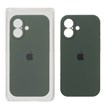 قاب سیلیکونی پاک کنی محافظ لنزدار اورجینال Apple iPhone 17 - سبز تیره (پک اصلی)