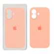 قاب سیلیکونی پاک کنی محافظ لنزدار اورجینال Apple iPhone 17 - نارنجی روشن (پک اصلی)