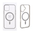 قاب شفاف Apple iPhone 16 با قابلیت شارژ MagSafe - خاکستری (پک دار)