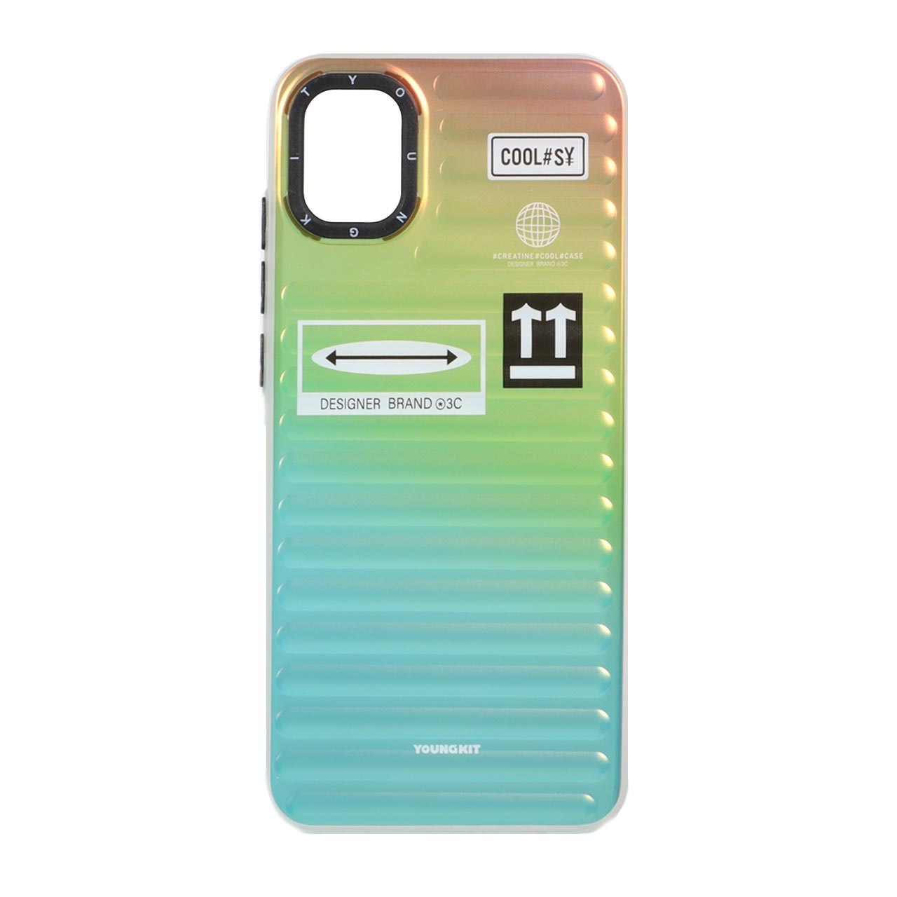 قاب یانگ کیت هولوگرامی طرح دار دور مات Samsung Galaxy A04e / M04 / F04 - کد 18