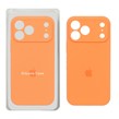 قاب سیلیکونی پاک کنی محافظ لنزدار اورجینال Apple iPhone 17 Pro Max - نارنجی (پک اصلی)