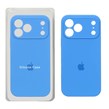 قاب سیلیکونی پاک کنی محافظ لنزدار اورجینال Apple iPhone 17 Pro Max - آبی (پک اصلی)
