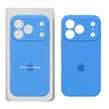 قاب سیلیکونی پاک کنی محافظ لنزدار اورجینال Apple iPhone 17 Pro - آبی (پک اصلی)