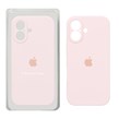 قاب سیلیکونی پاک کنی محافظ لنزدار اورجینال Apple iPhone 17 - صورتی روشن (پک اصلی)