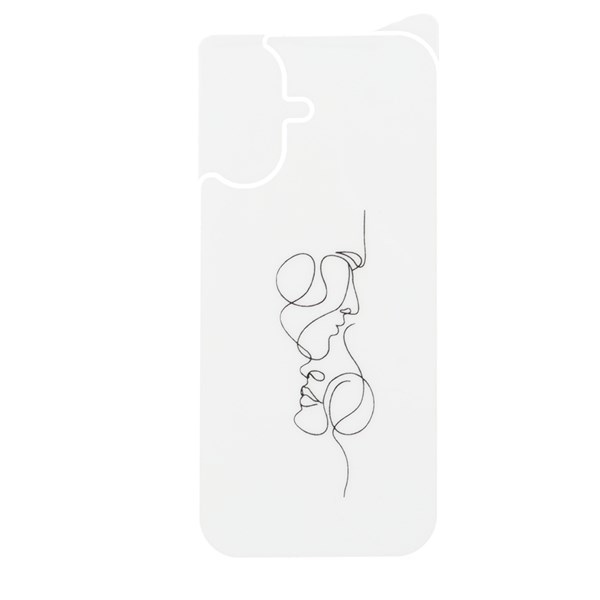 برچسب محافظ سرامیکی پشت گوشی طرح دار Apple iPhone 17 - کد 138
