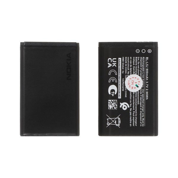 باتری موبایل Nokia مدل BL-L5J با ظرفیت 800mAh (گارانتی شش ماهه M2)
