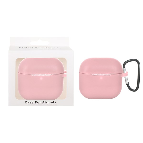 کاور محافظ سیلیکونی پاک کنی مدل Apple Airpods 4 - صورتی کد 1 (ضخیم)