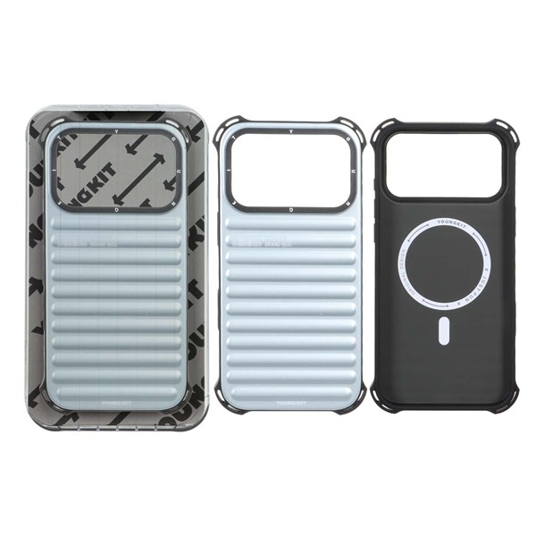 قاب اورجینال YoungKit Magsafe مدل Apple iPhone 17 Pro - آبی (پک اصلی)