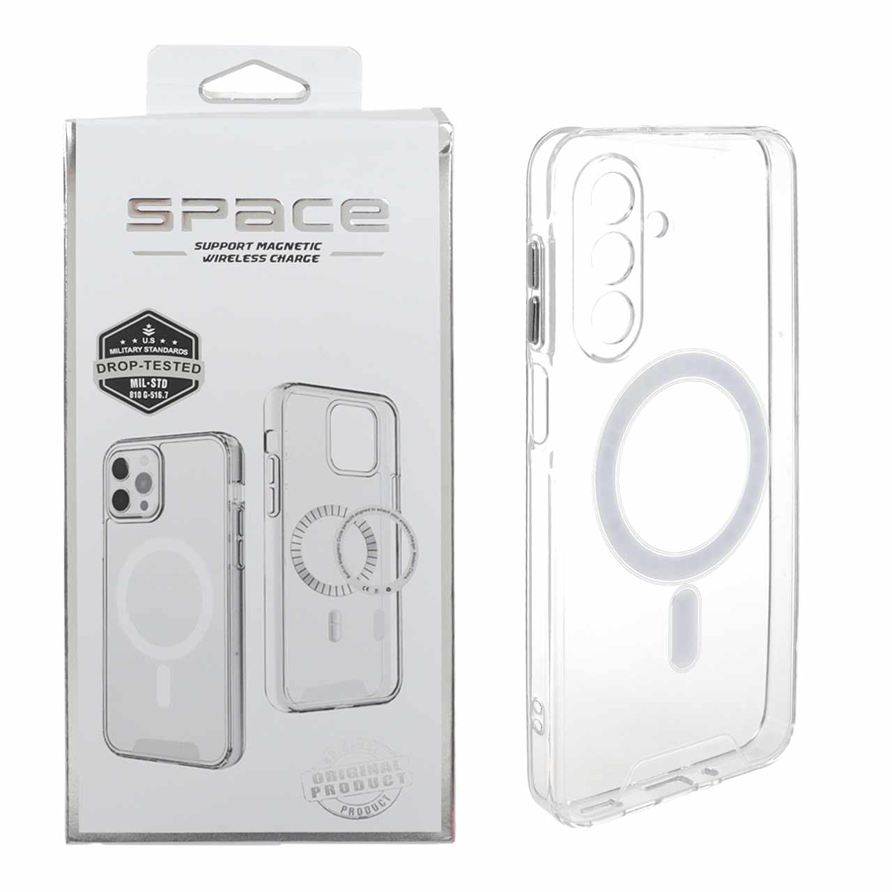 قاب اورجینال Space شفاف Magsafe مدل Samsung Galaxy A17 / A26 (پک دار)