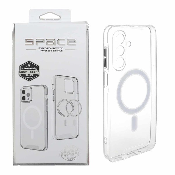 قاب اورجینال Space شفاف Magsafe مدل Samsung Galaxy A17 / A26 (پک دار)
