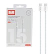 کابل شارژ PD و فست 2 متری Earldom Type-C To Type-C مدل EC-190C-C 60W - سفید
