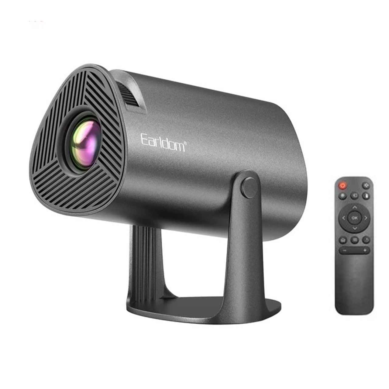 ویدئو پروژکتور Earldom 4K مدل PJ04 - مشکی(دارای ریموت کنترل)