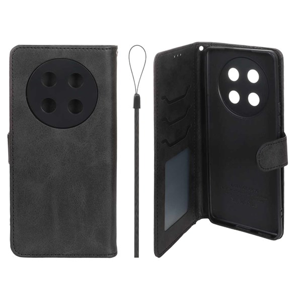 کیف موبایل مگنتی درجه یک داخل خز MNC Plus مدل Honor X9c - مشکی