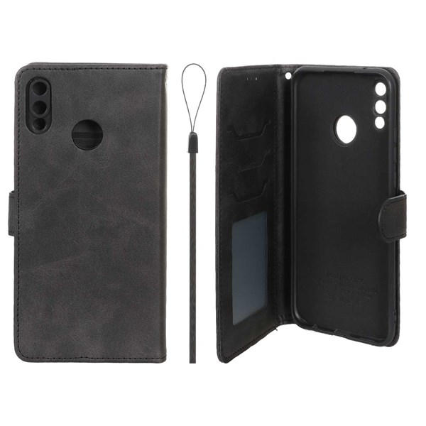 کیف موبایل مگنتی درجه یک داخل خز MNC Plus مدل Huawei Y9 2019 - مشکی