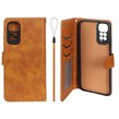 کیف موبایل مگنتی درجه یک داخل خز MNC Plus مدل Xiaomi Redmi Note 11 4G / Redmi Note 11S - عسلی