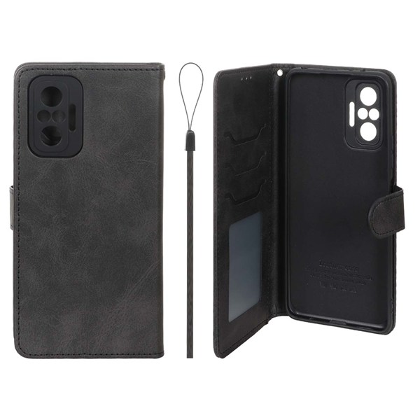 کیف موبایل مگنتی درجه یک داخل خز MNC Plus مدل Xiaomi Redmi Note 10 Pro 4G / Redmi Note 10 Pro Max - مشکی