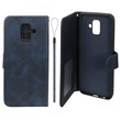 کیف موبایل مگنتی درجه یک داخل خز MNC Plus مدل Samsung Galaxy A6 - سرمه ای
