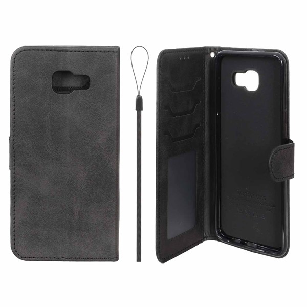 کیف موبایل مگنتی درجه یک داخل خز MNC Plus مدل Samsung Galaxy A510 / A5 (2016) - مشکی