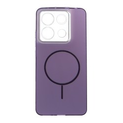 قاب SO COOL طرح مگ سیف محافظ لنز شفاف Xiaomi Redmi Note 13 4G - بنفش