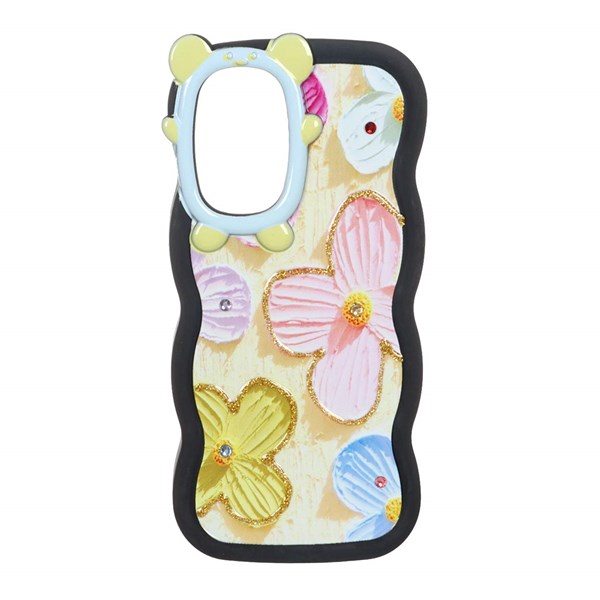 قاب کنگره ای اکلیلی محافظ لنز عروسکی Samsung Galaxy S21 FE - طرح 129