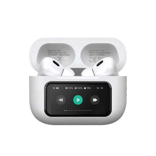 ایرفون بی سیم XO باقابلیت  ANC و  صفحه نمایشگر لمسی مدل X36 - سفید