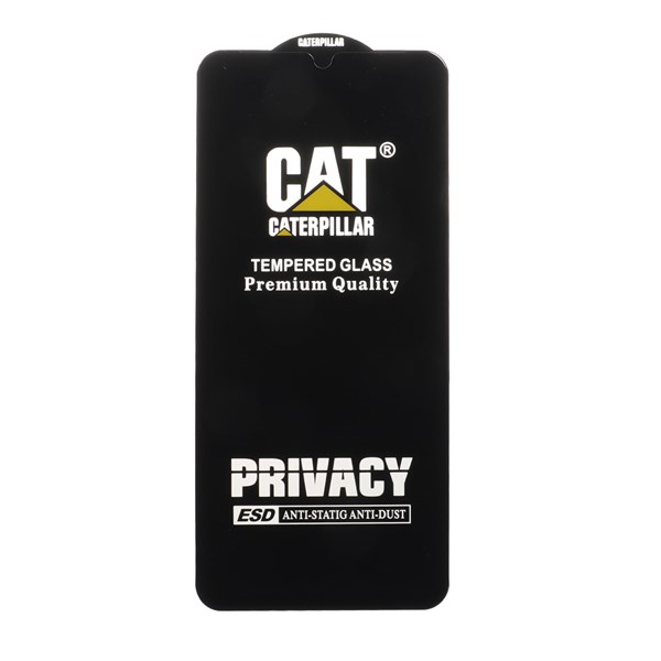 محافظ صفحه نمایش شیشه ای Full Cover Privacy Caterpillar - ESD مدل Samsung Galaxy A07 / A06
