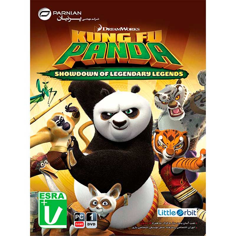 بازی Kung Fu Panda Showdown of Legendary Legends 1DVD گردو مناسب برای PC