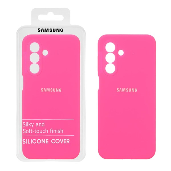 قاب سیلیکونی پاک کنی اورجینال درجه یک Samsung Galaxy A17 / A26 - صورتی فانتزی (پک دار)