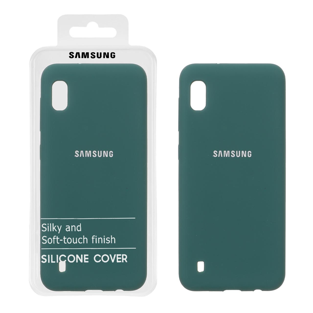 قاب سیلیکونی پاک کنی اورجینال درجه یک Samsung Galaxy A10 / M10 - سبز (پک دار)