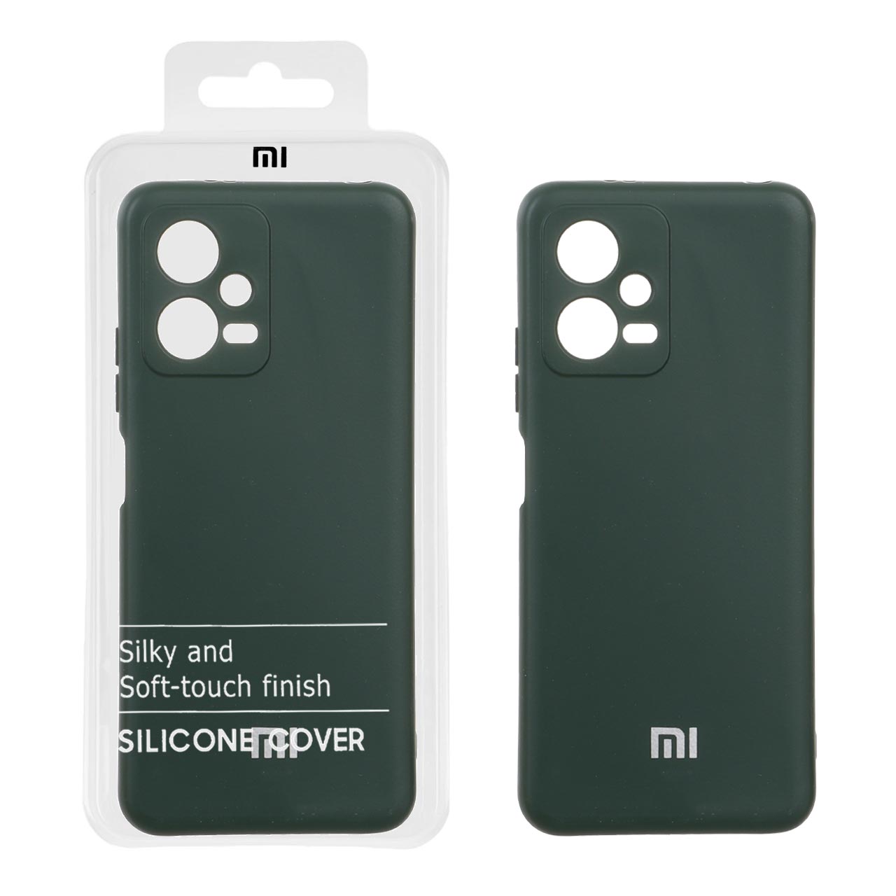 قاب نیو سیلیکون محافظ لنزدار RFF مدل Xiaomi Redmi Note 12 5G / Poco X5 5G - سبز(پک دار)