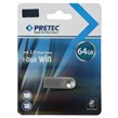 فلش مموری Pretec USB2.0 مدل Win ظرفیت 64GB - نقره ای (گارانتی فراگامان)
