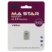 فلش مموری MA STAR USB2.0 مدل Vega ظرفیت 64GB - نقره ای (گارانتی فراگامان)