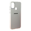قاب SO COOL لنز متال لوگودار دور رنگی Samsung Galaxy A11 / M11 - شفاف نارنجی