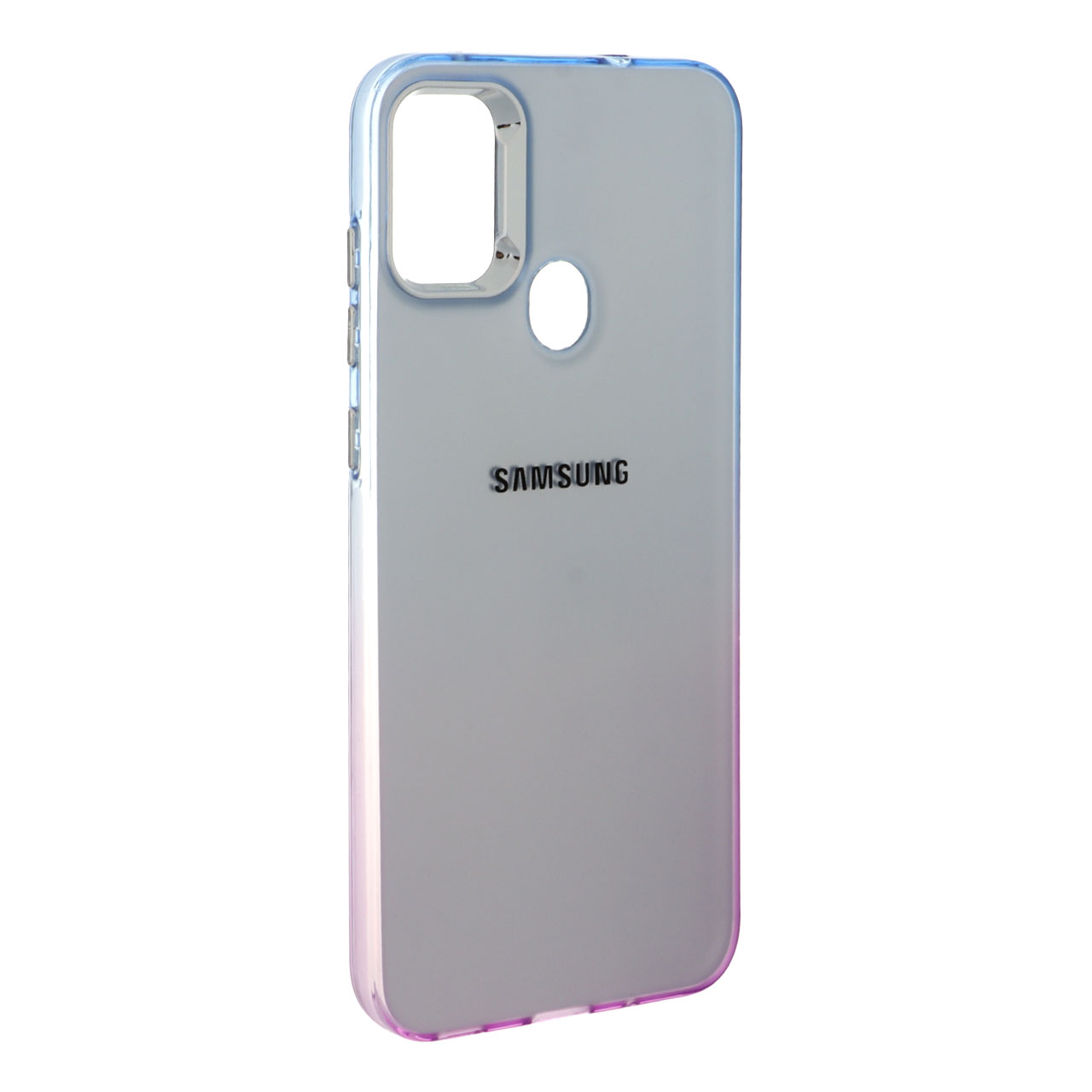 قاب SO COOL لنز متال لوگودار دور رنگی Samsung Galaxy A11 / M11 - آبی بنفش